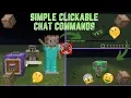 Command Block Tutorial Simple Clickable Chat Commands in Minecraft 1 14