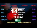 Excel String Text Functions with Examples