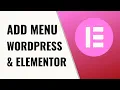 How To Add Menu In Wordpress - Elementor