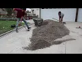 How to Fill a Sunken Living Room with Concrete