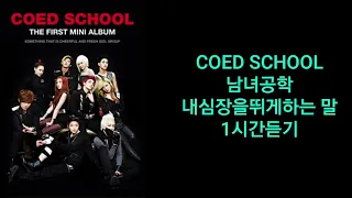 COED SCHOOL 남녀공학 내심장을뛰게하는 말 1시간듣기  COED SCHOOL 남녀공학 내심장을뛰게하는 말 1시간듣기