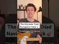 Download Lagu The Ultimate Triad Navigation Hack #guitar #triads #guitarlesson #musictheory