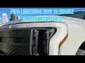 F150 Lightning Matrix Headlights How to Walkthrough
