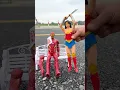 Download Lagu Wonder Woman tests Iron Man's arm strength | Fun Toys