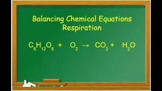 Balancing Chem Eq - Respiration