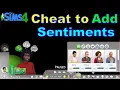How to Cheat to Add and Remove Sentiments