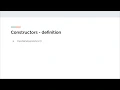 Java for Beginners - Module 6 Classes and objects