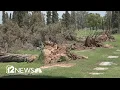 Mesa cemetery closes down due to extensive storm damage