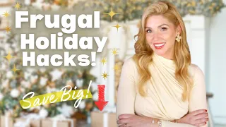 Frugal Holiday Tips + Habits to save BIG this season!