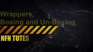 java tutorials urdu NFN - 68 wrapper boxing and unboxing