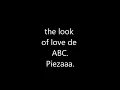 ABC - Look of Love (HQ Sound)