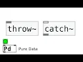 19 Pure Data Tutorial - throw and catch