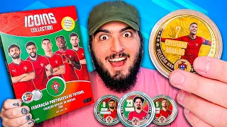 COMECEI a NOVA COLEÇÃO do ALBUM de MOEDAS iCOINS do MUNDIAL 2026 de PORTUGAL