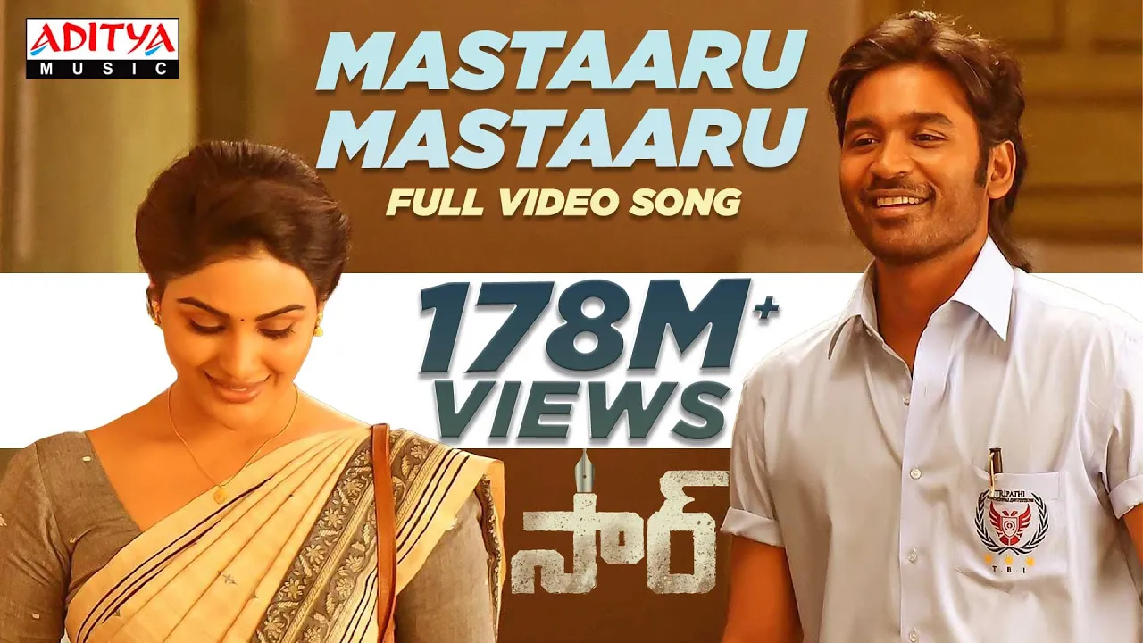 Mastaaru Mastaaru Full Video Song | SIR Songs | Dhanush, Samyuktha | GV Prakash Kumar | Venky Atluri