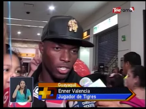 Arribó Enner Valencia tras lograr título con Tigres en México