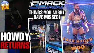 عودة العم هاودي عودة زاك رايدر انسحاب شارلوت فلير WWE SMACKDOWN 