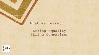 Compare Strings
