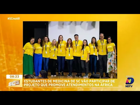Estudantes de Medicina de SC vão participar de projeto humanitário na África
