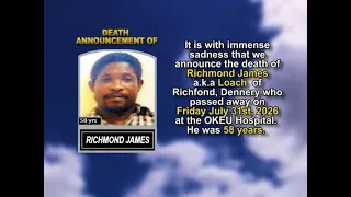 Richmond James Short Obituary