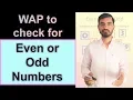 Program to Check for Even or Odd Number in Java by Deepak