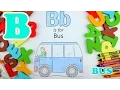 Learn Alphabet 2017 - Letter B Bus coloring pages