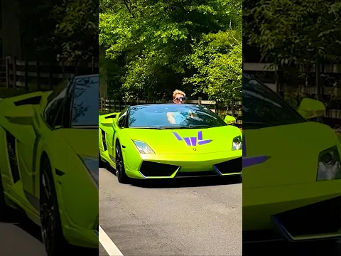 He is WAY too tall for his Ferrari 🤣🤣