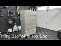 Old Filing Cabinet Turned into Tool Box for Garage