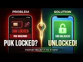 Lost Your PUK Unlock Code Unlock Your SIM Card Instantly