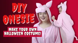 DIY ONESIE / Halloween Costume / Re-upload!