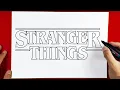 Download Lagu How to Draw Stranger Things Logo