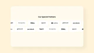 Brand Logo Slider HTML CSS tutorial Our Partners Section CSS Marquee