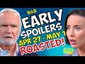 Bold and the Beautiful Early Spoilers April 27-May 1 Eric GRIPES - Ivy Gets ROASTED Soap Dirt