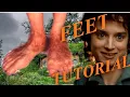 HOBBIT DIY HOW TO MAKE HOBBIT FEET LTR TUTORIAL come fare I piedi da hobbit tutorial