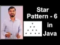 Star Pattern - 6 Program Logic in Java by Deepak