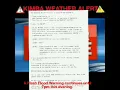 WEATHER ALERT A Flash Flood Warning is in effect until 7pm this evening