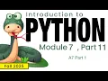Python Fall 2025 Module 7-11 A7 Part 1