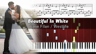 Download Shane Filan - Beautiful In White - Piano Tutorial + SHEETS MP3