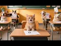 Download Lagu Ginger Kitten Sad Because of Poor Score 😿, Mama Cat Way of Teaching Kittens to Succeed ❤️