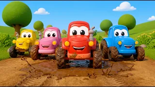 Foş Foş Kırmızı Traktör #vehicles #learncolors