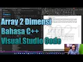 Array 2 Dimensi Matkul Pemrograman 1
