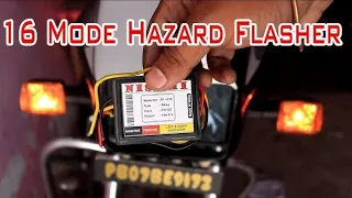 How to install hazard flasher for splendor bike | bs6 | hf deluxe 