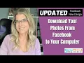 How to Download Photos From Facebook New Design UPDATED 2020