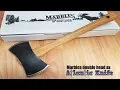 MARBLES 14 5 DOUBLE BIT AXE HICKORY WOOD HANDLE 1045 HIGH CARBON HEAD 700DB
