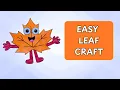 Easy Leaf Craft for Kids Fall Craft