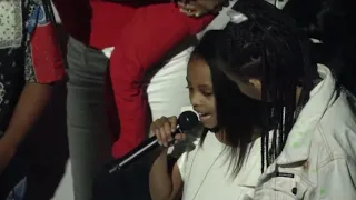 dmxs daughter raps own version of his song slippin at his memorial