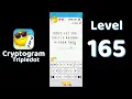 Cryptogram Tripledot Level 165 Answer SolutionGuruji