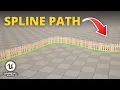 How to Make a Simple Spline Path Using PCG in Unreal Engine 5 Fence Path