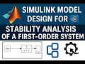 MATLAB System Stability First-Order System in Time Frequency Domains Simulink Step Response