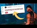 Valheim crashing on world load Potential workaround