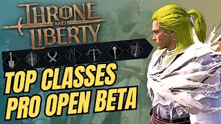 AS MELHORES CLASSES PARA TESTAR NO OPEN BETA DO THRONE AND LIBERTY